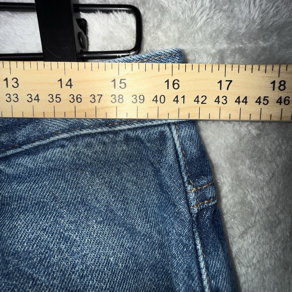 LL Bean Jeans Mens 32x31 Blue Classic Fit Denim Straight Leg 100% Cotton Pants - Picture 6 of 13